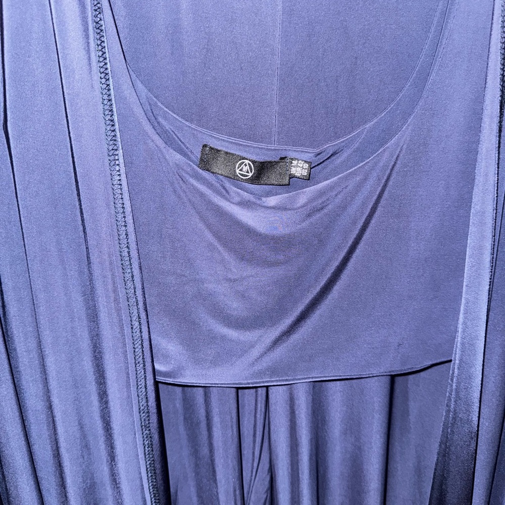 Missguided + Blue Full-Length Robe Intimates - Picture 2 of 5